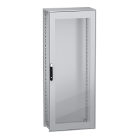 Obudowa modułowa stojąca, PanelSeT SFN, stal dekarbonizowana drzwi transparentne 2000x800x400mm IP55 | NSYSFN20840T Schneider Electric