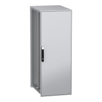 Obudowa modułowa stojąca, PanelSeT SFN, stal dekarbonizowana, płyta montażowa, 1600x600x800mm, IP55 | NSYSFN16680P Schneider Electric