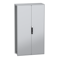 Obudowa modułowa stojąca, PanelSeT SFN, stal dekarbonizowana, 1800x1000x400mm, drzwi podwójne, IP55 | NSYSFN1810402D Schneider Electric
