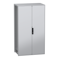 Obudowa modułowa stojąca, PanelSeT SFN, stal dekarbonizowana, 1800x1000x600mm, drzwi podwójne, IP55 | NSYSFN1810602D Schneider Electric