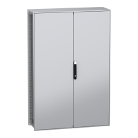 Obudowa modułowa stojąca, PanelSeT SFN, stal dekarbonizowana, 1800x1200x400mm, drzwi podwójne, IP55 | NSYSFN1812402D Schneider Electric
