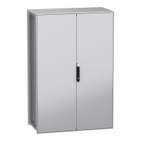 Obudowa modułowa stojąca, PanelSeT SFN, stal dekarbonizowana, płyta montażowa, 1800x1200x600mm, drzw | NSYSFN1812602DP Schneider Electric