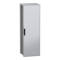 Obudowa modułowa stojąca, PanelSeT SFN, stal dekarbonizowana, płyta montażowa, 1800x600x500mm, IP55 | NSYSFN18650P Schneider Electric