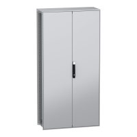 Obudowa modułowa stojąca, PanelSeT SFN, stal dekarbonizowana, 2000x1000x400mm, drzwi podwójne, IP55 | NSYSFN2010402D Schneider Electric