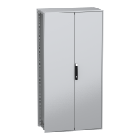 Obudowa modułowa stojąca, PanelSeT SFN, stal dekarbonizowana 2000x1000x500mm drzwi podwójne, IP55 | NSYSFN2010502D Schneider Electric