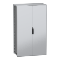 Obudowa modułowa stojąca, PanelSeT SFN, stal dekarbonizowana, płyta montażowa, 2000x1200x600mm,IP55 | NSYSFN2012602DP Schneider Electric
