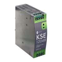 Zasilacz impulsowy KSE 12048M 230/ 48V DC 2,5A 120W na szynę DIN, Uzas: 96-264VAC, Ta70 | 17000-1547 Breve-Tufvassons