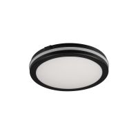 Plafon LED BENO ECO 12W 1050-1150lm 3000K/4000K/6500K CCT zmiana barwy światła okrągły czarny | 38381 Kanlux