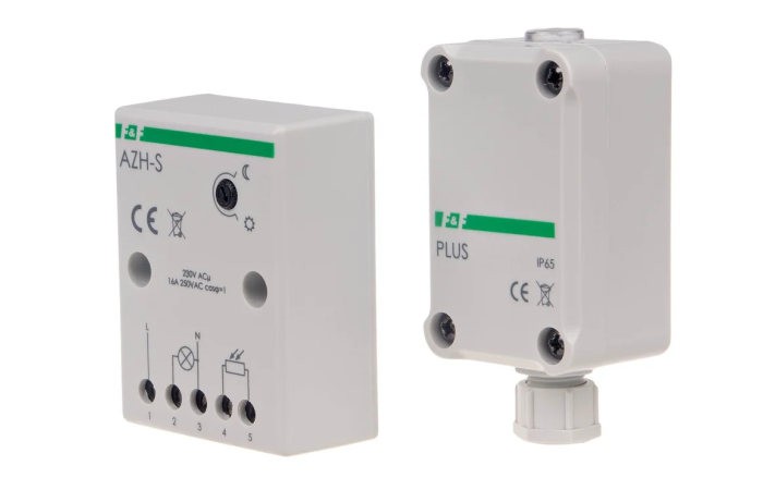 Automat zmierzchowy AZ AZH-S-PLUS 230V z zewnętrzną sondą | AZH-S-PLUS F&F