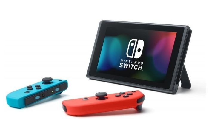 Konsola NINTENDO Switch HAC-001(-01) + kontroler switch czerwono-niebieski | WEG-1868204 NINTENDO