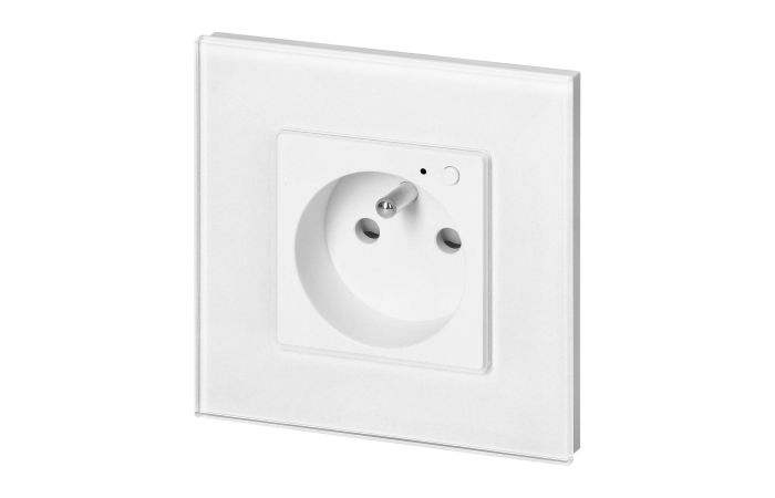 Gniazdo podtynkowe pojedyncze Tuya Smart Wi-Fi, białe | OR-SH-17205/W Orno