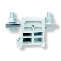 Złączka szynowa gwintowa 95mm2 TS35 1-tor ZSG1-95.0s, szara | 12902312 Simet