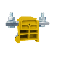 Złączka szynowa gwintowa 120mm2, TS35 1-tor ZSG1-120.0s, żółta | 12903314 Simet