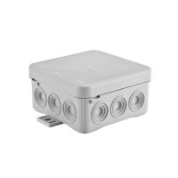 Puszka instalacyjna n/t 75x75 z dławicą FASTBOX N5 szara | 83005002 Simet