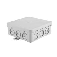 Puszka instalacyjna n/t 100x100 z dlawicą FASTBOX N7 szara | 83007002 Simet