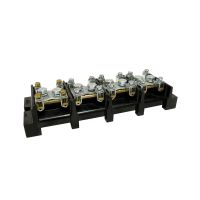 Odgałęźnik instalacyjny 4-segment. LZ4x70/16 czarny | 84056007 Simet