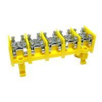 Odgałęźnik instalacyjny 5-torowy 25²/4x10², na TS 35 | 84108004 Simet