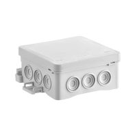 Puszka instalacyjna n/t 85x85x40 NS6 (N6) szara z możliwością zastosowania haka HNS, FASTBOX&HOOK | 35346102 Simet