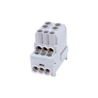 Blok rozdzielczy SDB 100 dystrybucyjny AL/CU 80010 SIMBLOCK szary | 81601002 Simet