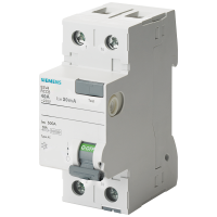 Wyłącznik różnicowoprądowy 2P 40A 30mA typ AC, SENTRON | 5SV4314-0 Siemens
