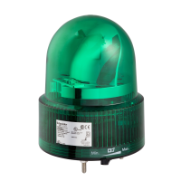 Lampa wirująca z lustrem bez buczka Fi 120 zielona LED 24 V AC/DC Harmony XVR | XVR12B03 Schneider Electric