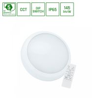 Plafon LED z czujnikiem NYMPHEA CITY PRO2 18/24W 1800/2400lm CCT IP65 IK08 320mm biały okrągły 5 lat | SLI031039CCT_PW_SENSOR Wojnarowscy