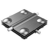 Złącze krzyżowe 4xM10x25, trzy płytki, B do 50mm, stal nierdzewna | AH01183 AH Hardt