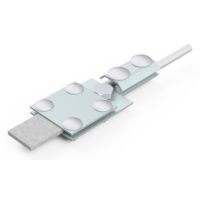 Złącze kontrolne 4-otworowe, drut-bednarka, 4xM6x16, B do 30mm, drut Fi- 5-8, ocynk | AH03021 AH Hardt