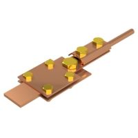 Złącze kontrolne (probiercze) 4xM6x16, B do 30mm, drut Fi- 5-8mm, miedź/mosiądz | AH03022 AH Hardt