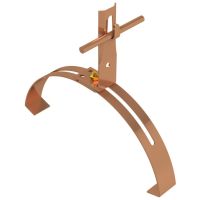 Uchwyt gąsiorowy uniwersalny zacisk, miedź/mosiądz | AH04322 AH Hardt