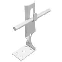 Uchwyt kątowy zacisk, skręt, H=7cm, aluminiowy | AH05074 AH Hardt