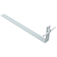 Uchwyt dachówkowy regulowany zacisk, L=38cm, ocynk | AH09051 AH Hardt