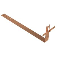 Uchwyt dachówkowy regulowany zacisk, L=38cm, miedź/mosiądz | AH09052 AH Hardt
