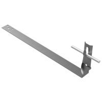 Uchwyt dachówkowy przykręcany do łaty zacisk, skręt, L=43cm, stal nierdzewna | AH09173 AH Hardt