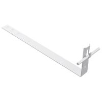 Uchwyt dachówkowy regulowany zacisk, L=43cm, aluminiowy | AH09204 AH Hardt