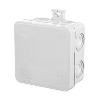 Puszka n/t 75x75x39, IP55 7 membran E7, szara | 0296-00 Elektro-Plast Nasielsk