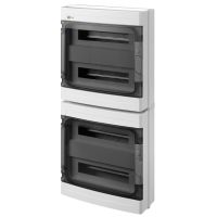 Rozdzielnica n/t RN 4/72 (obudowy łączone 2x36mod) (N+PE) IP40 drzwi transparentne, Ep-Lux Plus | 1914-01 Elektro-Plast Nasielsk