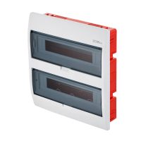 Rozdzielnica p/t RP 2x18 IP40 (PE+N) drzwi dymne, Elegant | 2417-01 Elektro-Plast Nasielsk