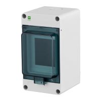 Rozdzielnica n/t RN 1x3, zacisk N, IP65, drzwi transparentne dymne, Hermetica | 2201-01 Elektro-Plast Nasielsk