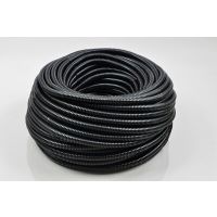 Rura giętka karbowana LDPE 22/18   (RKLGF/PE) cała czarna (50m) | 04.11 Elektroplast Stróża