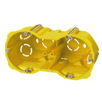 Puszka p/t PK-2x60 GK BH SMG głęboka żółty | 0286-00N Elektro-Plast Nasielsk