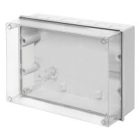 Obudowa n/t 303x213x125 IP55, szary/transparentny, CARBO-BOX | 0253-20 Elektro-Plast Nasielsk