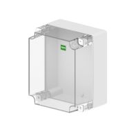 Puszka n/t 270x220x168, IP65, szara/transparentna, Industrial | 2721-01 Elektro-Plast Nasielsk