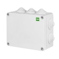 Puszka n/t 198x163x80, 10 dławic, IP55, szara, Industrial | 2711-02 Elektro-Plast Nasielsk