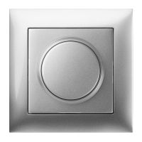 Ściemniacz p/t przyciskowo-obrotowy LED B/R, IP20, srebrny, Sentia | 1407-56 Elektro-Plast Nasielsk