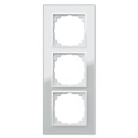 Ramka potrójna 3x uniwersalna, IP20, szkło, czarna, Sentia | 1473-62 Elektro-Plast Nasielsk