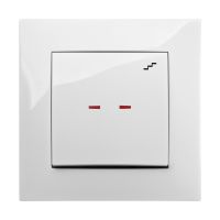 Łącznik p/t schodowy z podświetleniem, bez ramki, IP20, grafitowy, Carla | 1725-18 Elektro-Plast Nasielsk