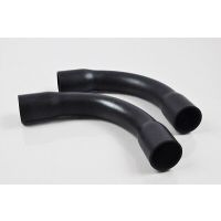 Kolanko sztywne dwukielichowe 32, czarne | 06.83 Elektroplast Stróża