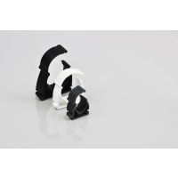 Uchwyt zamykany do rur UZ-25 UV szary (100szt.) | 07.39B Elektroplast Stróża