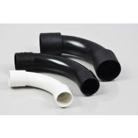 Kolanko dwukielichowe wtryskowe sztywne ZK 37 szare (opak 10szt) | 09.41 Elektroplast Stróża